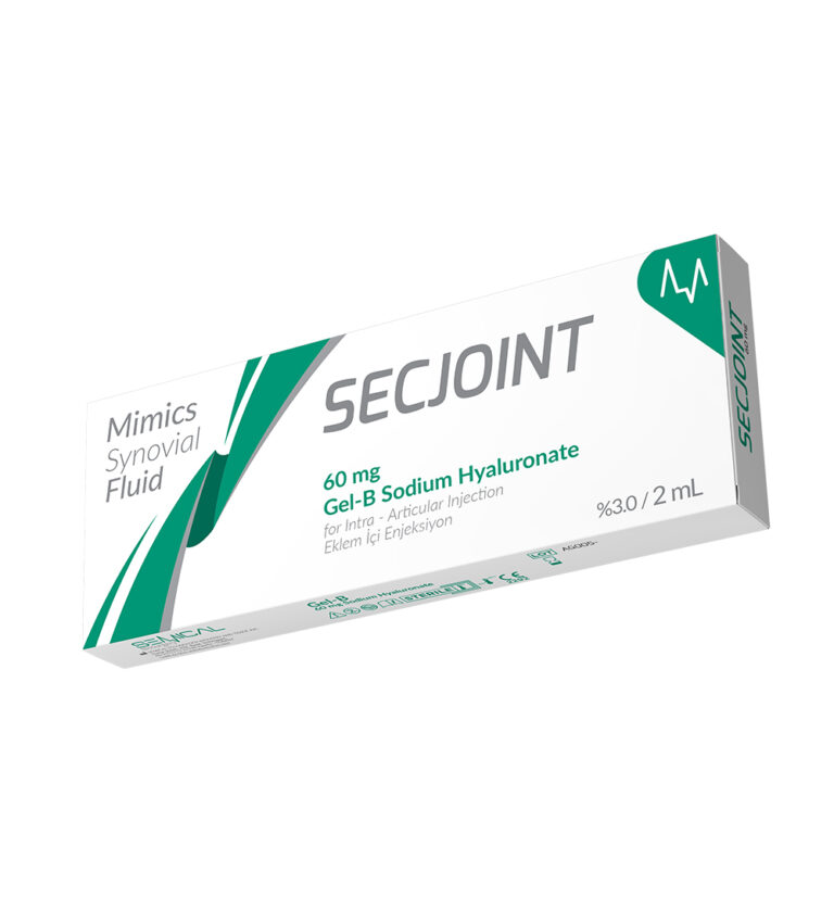 SECJOINT Gel-B Sodium Hyaluronate 60 mg/2 mL – Gel tiêm nội khớp